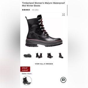 Timberland Women's Malynn Waterproof Mid Winter Boots